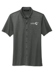 MERCER+METTLE Stretch Pique Full-Button Polo