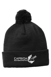 Sport-TekSolid Pom Pom Beanie